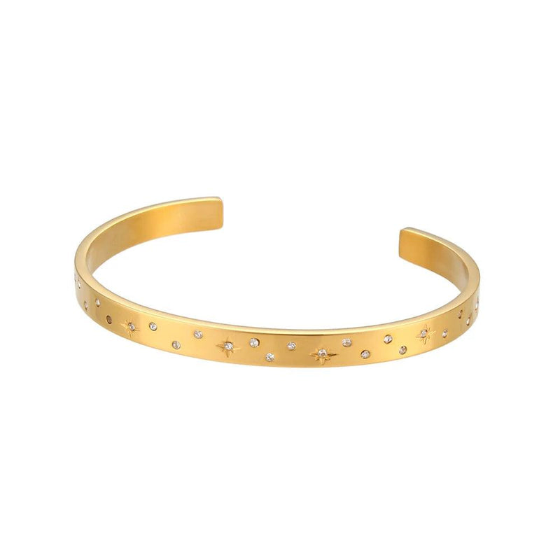 Bracelete Aurea, bracelete dourado, pulseira estrelas, pulseira constelação, pulseira ouro estrelas, bracelete constelação, pulseira mística, bracelete star, Bracelete Aura Sirius